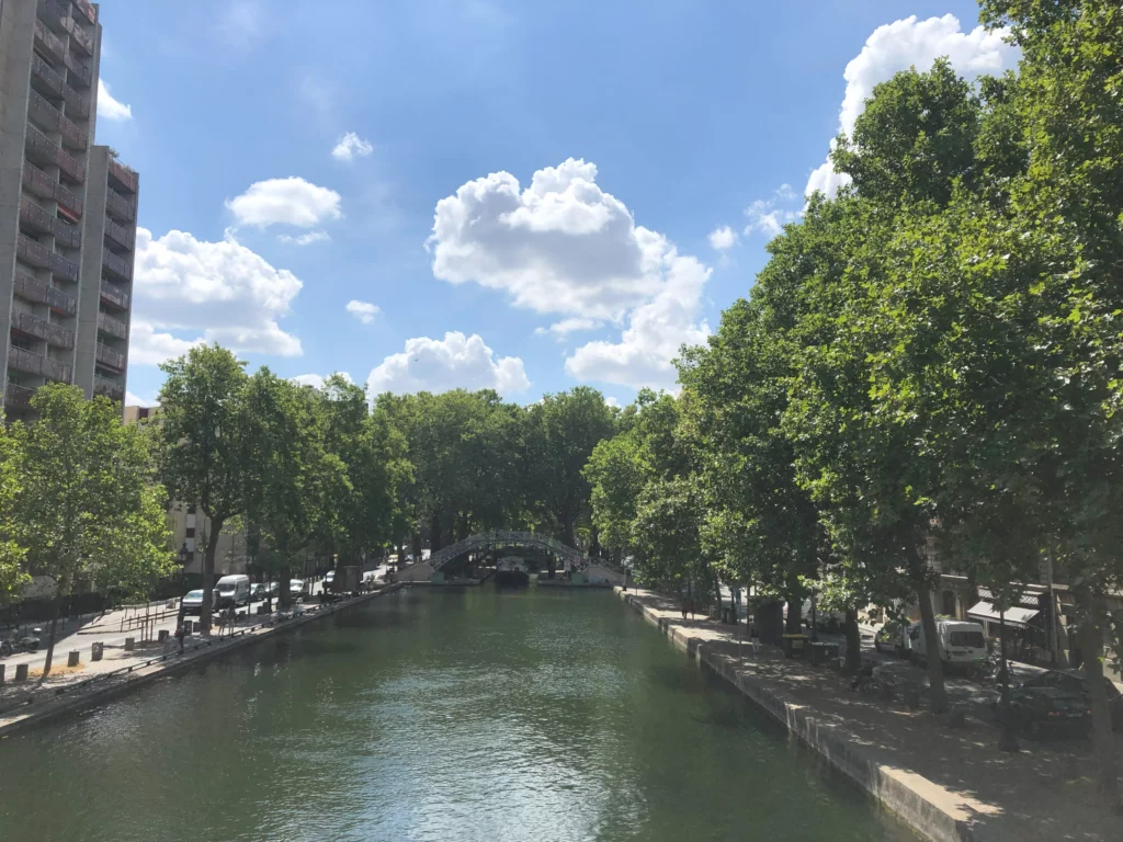 Les Arbres de Paris au Canal Saint Martin