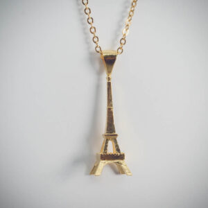 Collection en collaboration avec LA CHOCOFISERIE. Pendentif Tour Eiffel