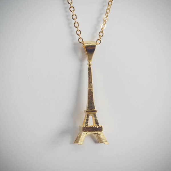 Collection en collaboration avec LA CHOCOFISERIE. Pendentif Tour Eiffel